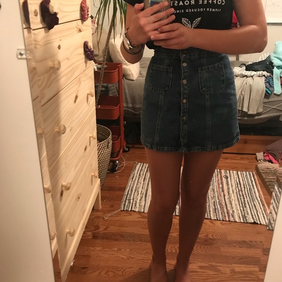Urban Outfitters Dresses & Skirts - Urban Outfitters BDG Button Front Denim Skirt